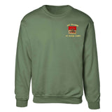 11th Marines Regimental Embroidered Sweatshirt - SGT GRIT