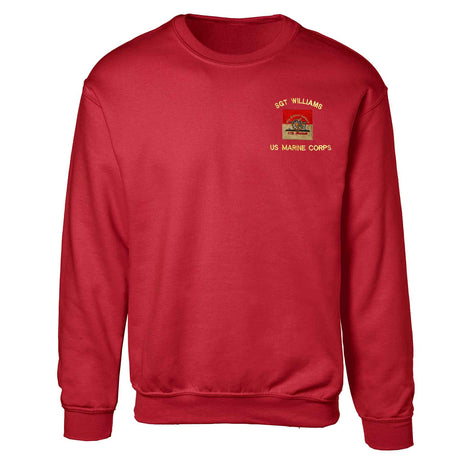 11th Marines Regimental Embroidered Sweatshirt - SGT GRIT