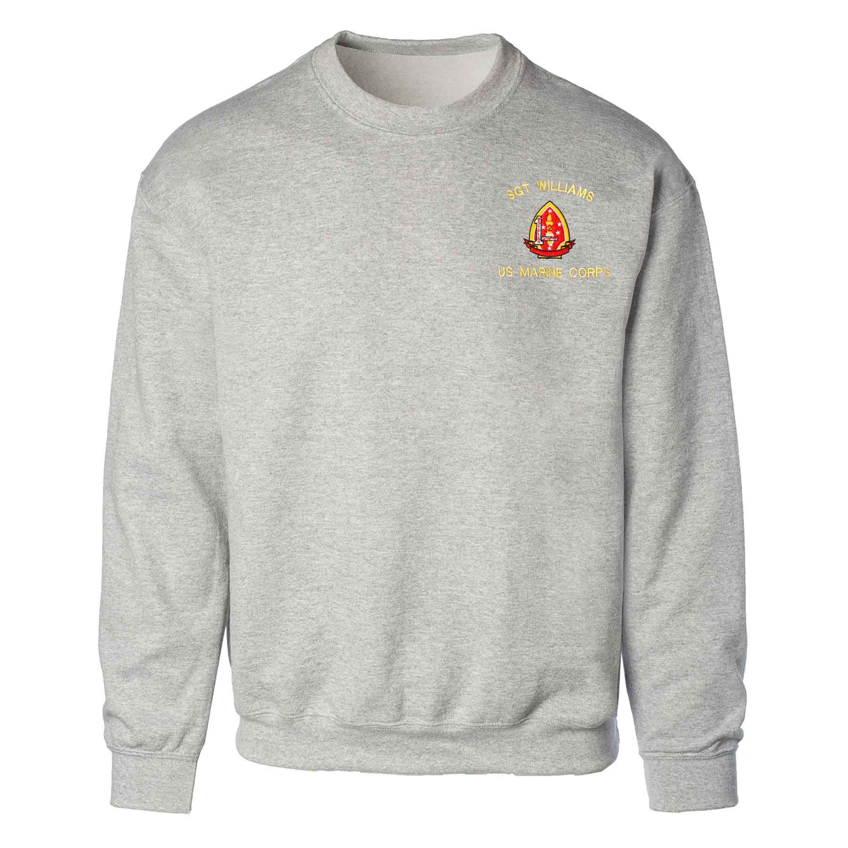 1st Battalion 2nd Marines Embroidered Sweatshirt - SGT GRIT