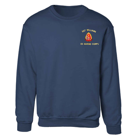 1st Battalion 2nd Marines Embroidered Sweatshirt - SGT GRIT