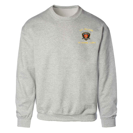 1st Battalion 3rd Marines Embroidered Sweatshirt - SGT GRIT