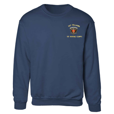 1st Battalion 3rd Marines Embroidered Sweatshirt - SGT GRIT