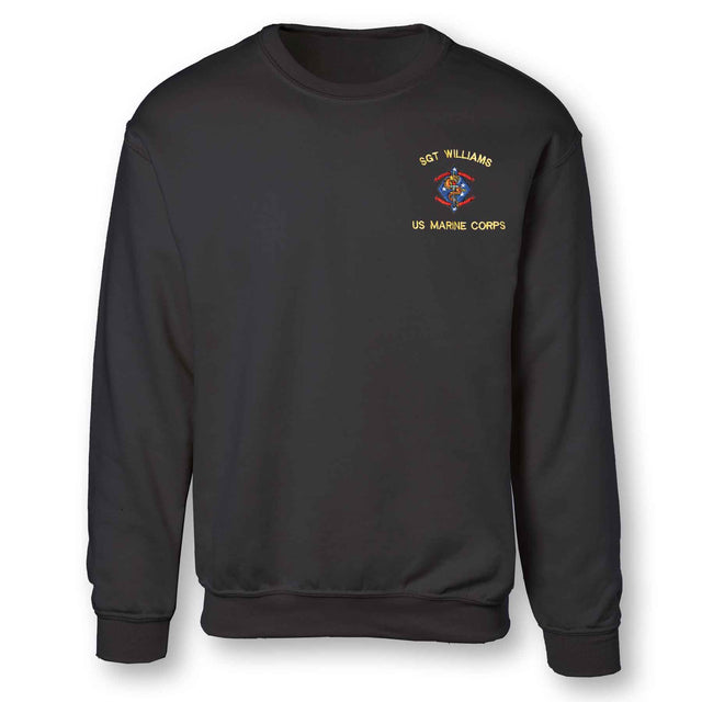 1st Battalion 4th Marines Embroidered Sweatshirt - SGT GRIT