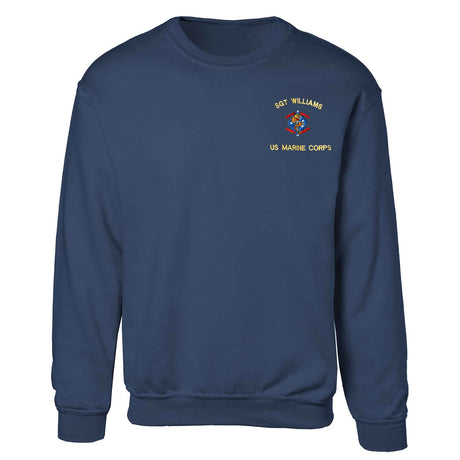 1st Battalion 4th Marines Embroidered Sweatshirt - SGT GRIT