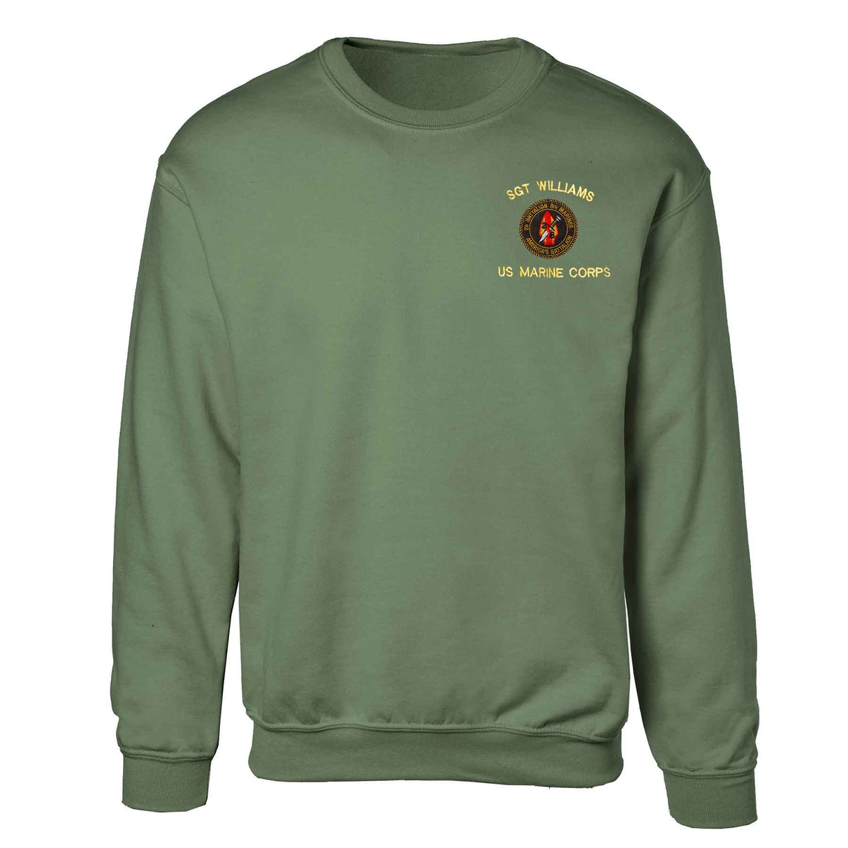 2nd Battalion 8th Marines Embroidered Sweatshirt - SGT GRIT