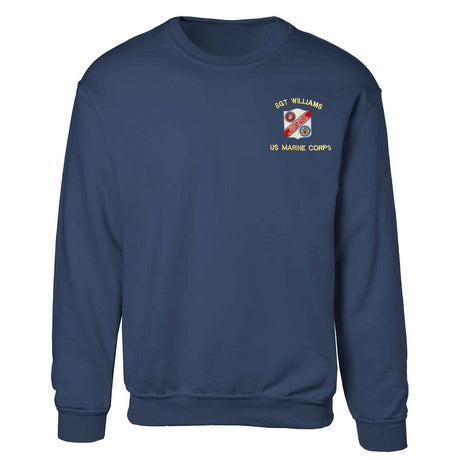 Marine Security Guard Embroidered Sweatshirt - SGT GRIT