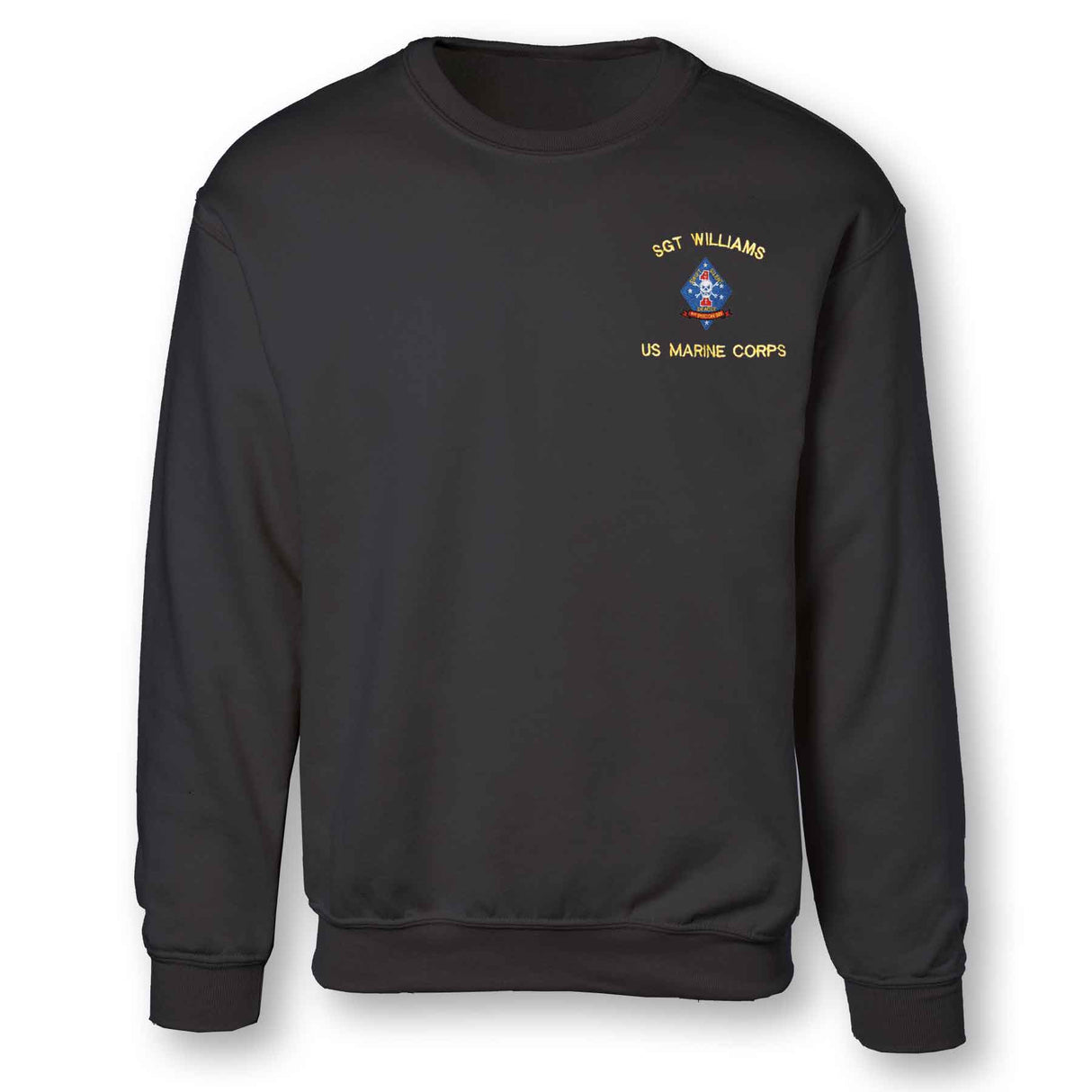 1st Recon Battalion Embroidered Sweatshirt - SGT GRIT