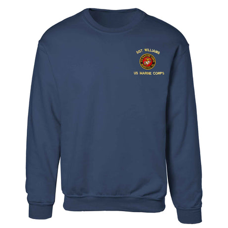 Quantico Virginia Embroidered Sweatshirt - SGT GRIT