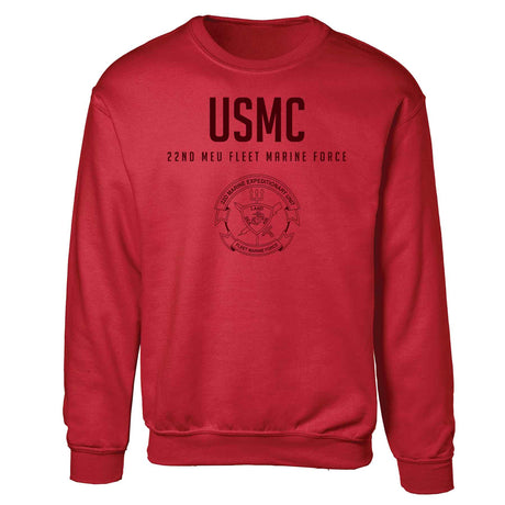 22nd MEU Fleet Marine Force Tonal Sweatshirt - SGT GRIT