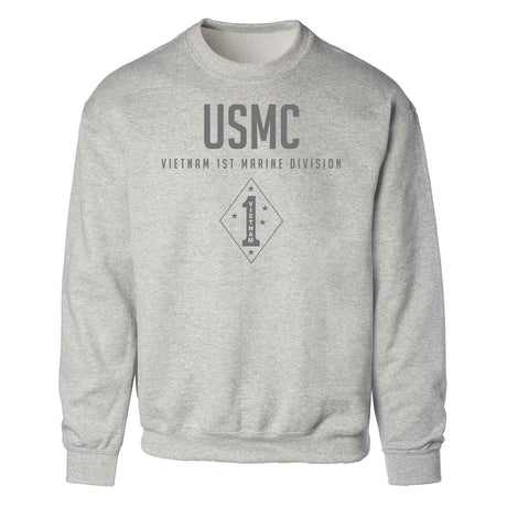 Vietnam 1st Marine Division Tonal Sweatshirt - SGT GRIT