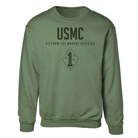 Vietnam 1st Marine Division Tonal Sweatshirt - SGT GRIT