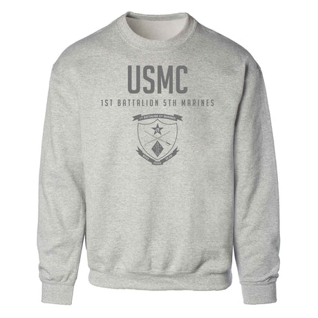 1st Battalion 5th Marines Tonal Sweatshirt - SGT GRIT