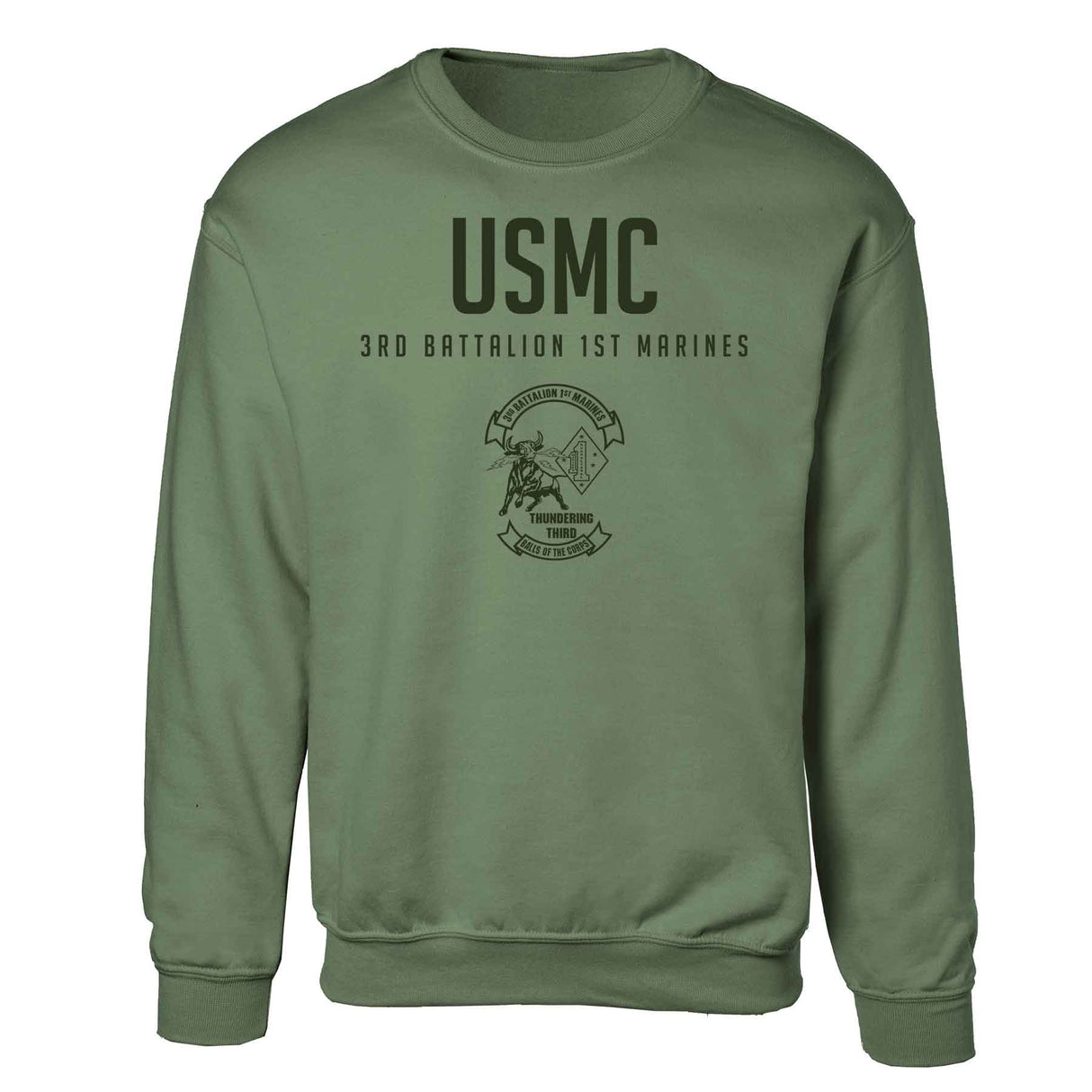3rd Battalion 1st Marines Tonal Sweatshirt - SGT GRIT