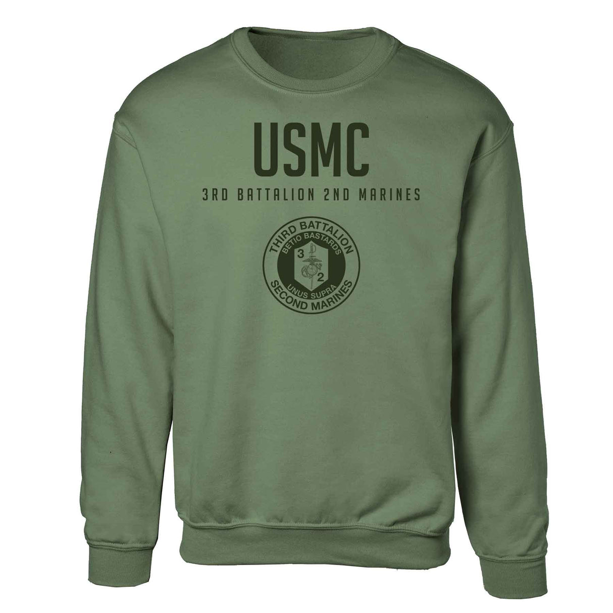 3rd Battalion 2nd Marines Tonal Sweatshirt - SGT GRIT