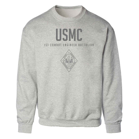 1st Combat Engineer Battalion Tonal Sweatshirt - SGT GRIT