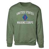 Guadalcanal 1st Marine Division USMC Sweatshirt - SGT GRIT