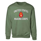 2nd Marine Division USMC Sweatshirt - SGT GRIT