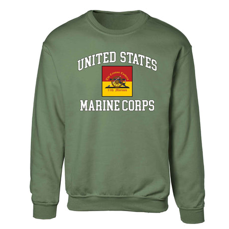 11th Marines Regimental USMC Sweatshirt - SGT GRIT