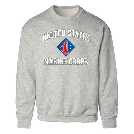 1st Battalion 1st Marines USMC Sweatshirt - SGT GRIT