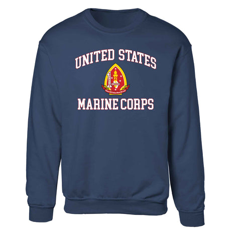 1st Battalion 2nd Marines USMC Sweatshirt - SGT GRIT