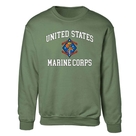 1st Battalion 4th Marines USMC Sweatshirt - SGT GRIT