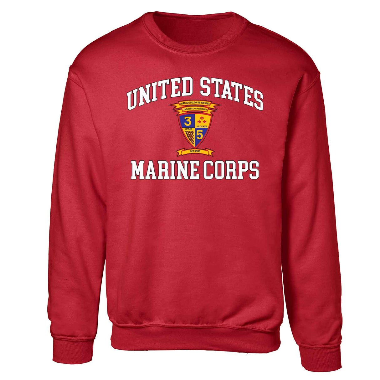 3rd Battalion 5th Marines USMC Sweatshirt - SGT GRIT