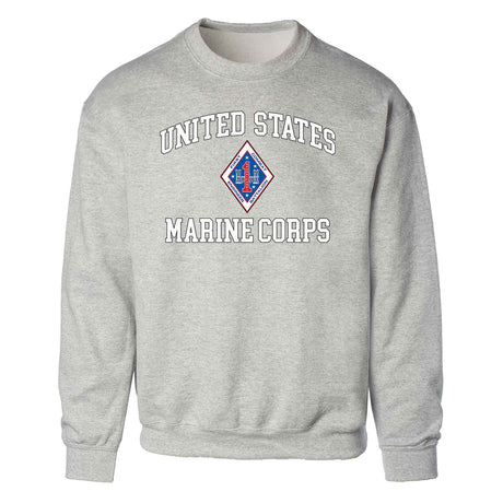 1st Combat Engineer Battalion USMC Sweatshirt - SGT GRIT