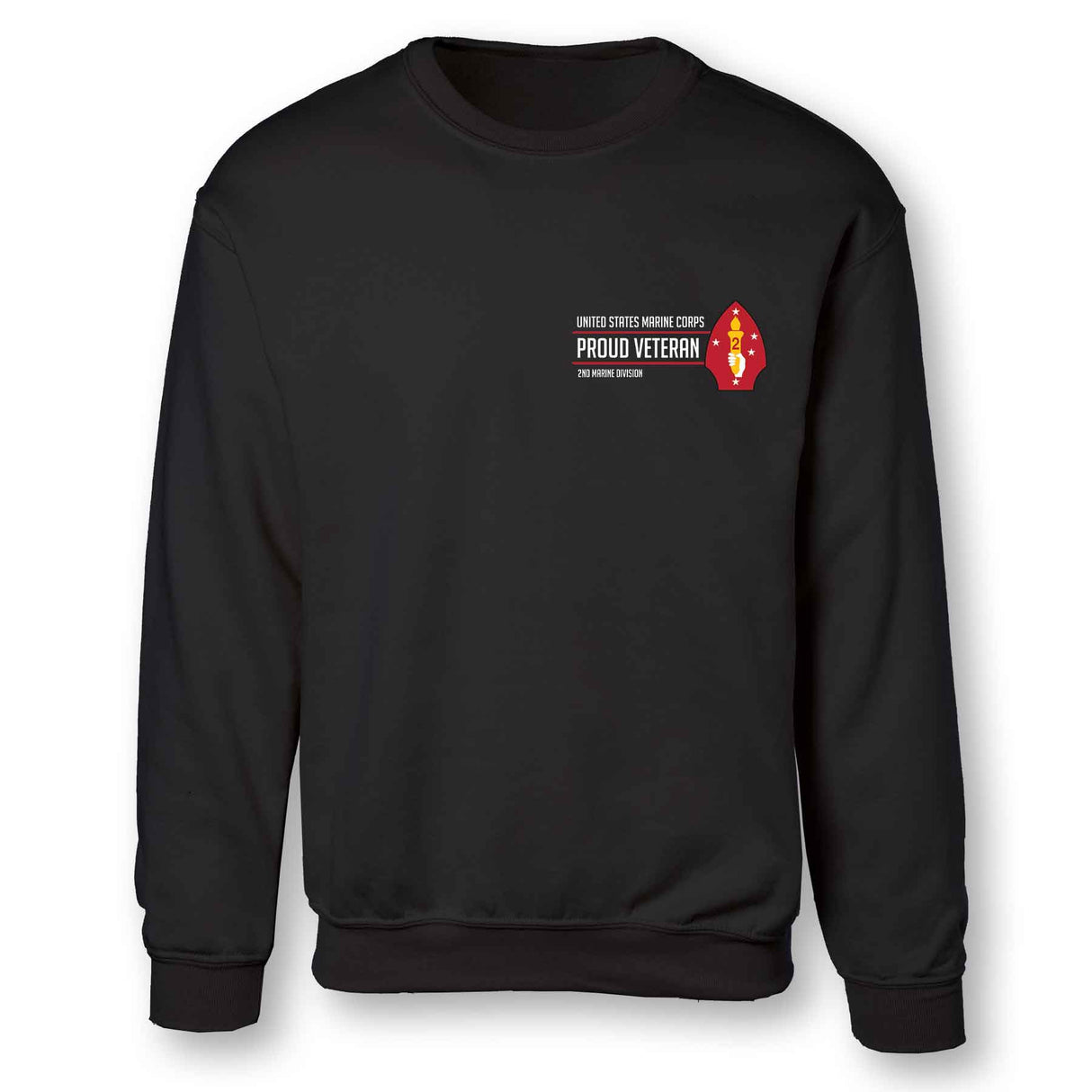 2nd Marine Division Proud Veteran Sweatshirt - SGT GRIT