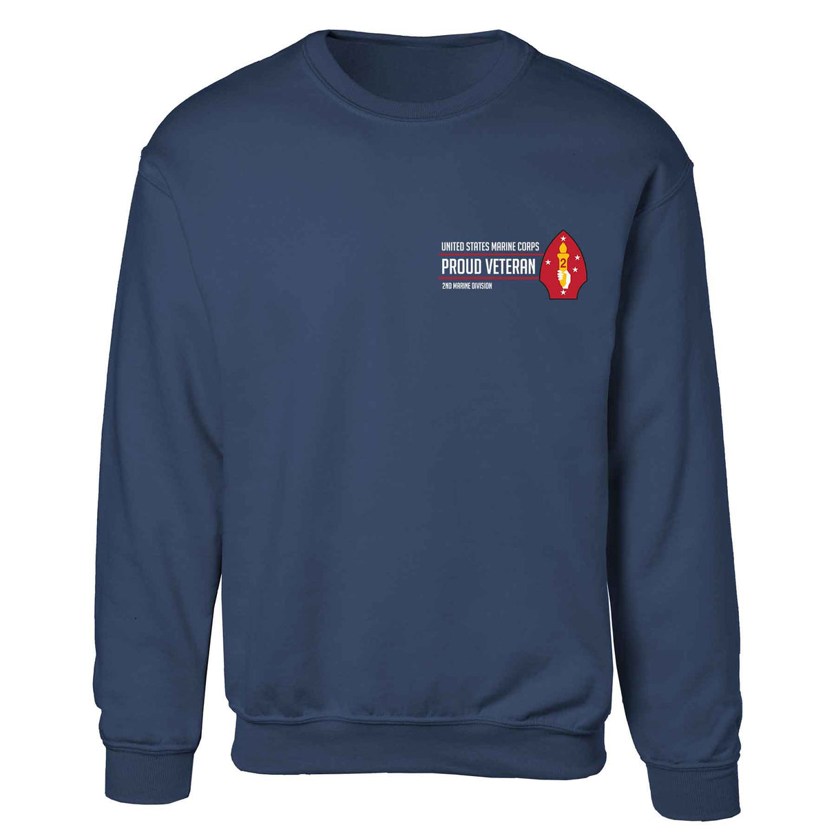 2nd Marine Division Proud Veteran Sweatshirt - SGT GRIT