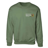1st Battalion 9th Marines Proud Veteran Sweatshirt - SGT GRIT