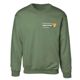 2nd Battalion 9th Marines Proud Veteran Sweatshirt - SGT GRIT