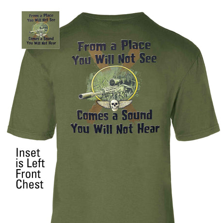 Marine Corps 'Sound You Will Not Hear' Graphic T-shirt - SGT GRIT