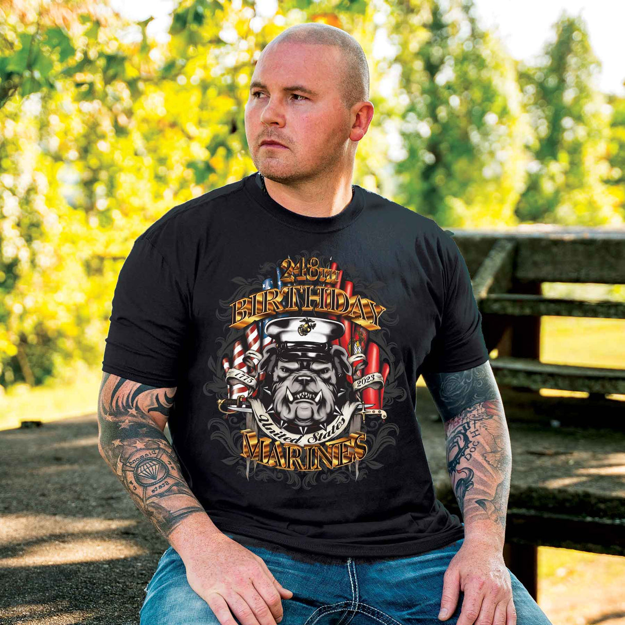 Marine Corps 248th Birthday T-shirt - SGT GRIT