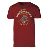 USMC 249th Birthday T-shirt - Front - SGT GRIT