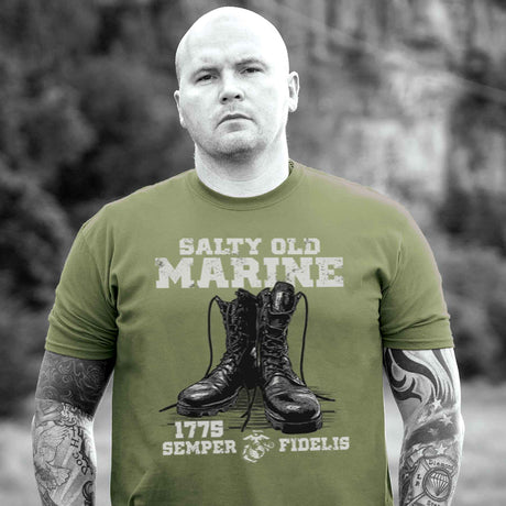 Salty Old Marine T-shirt - SGT GRIT