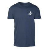 Dress Blues Bulldog Back With Left Chest T-shirt - SGT GRIT