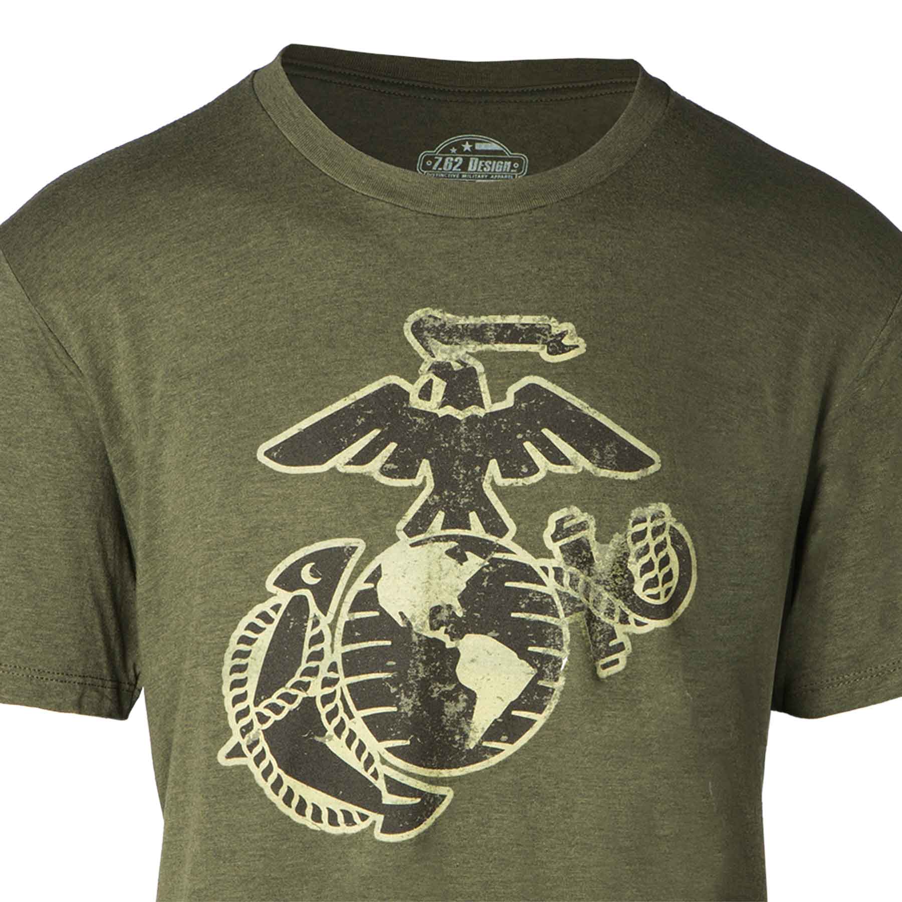 USMC Vintage Look EGA Emblem T Shirt SGT GRIT