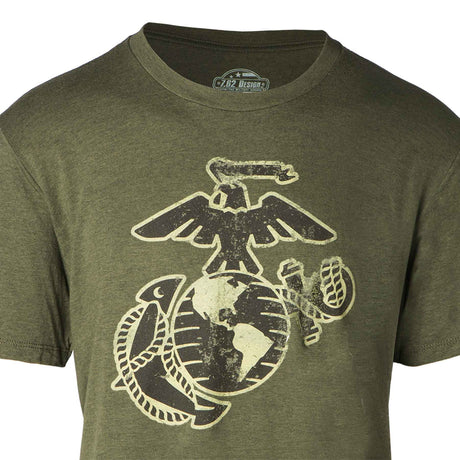 Vintage-Look Graphic Marine Corps EGA T-shirt - SGT GRIT