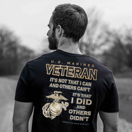 Marine Corps Veteran 'Proud To Have Served' T-shirt - SGT GRIT