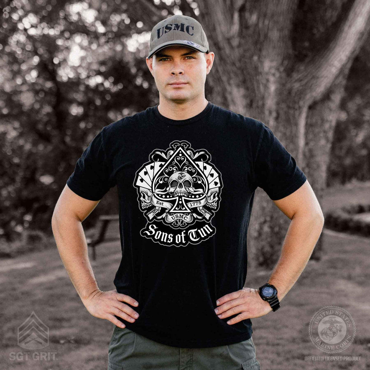 Sons of Tun Spade Full Front T-shirt - SGT GRIT