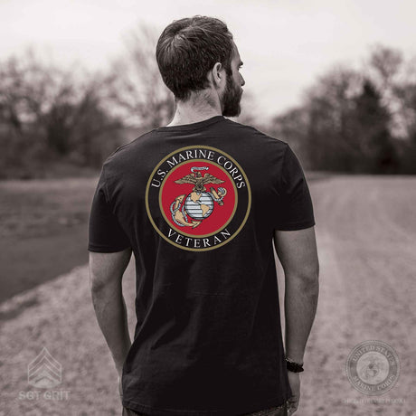 Personalized Marine Corps EGA Emblem T-shirt - SGT GRIT