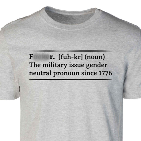 Military Humor F*cker T-shirt - SGT GRIT