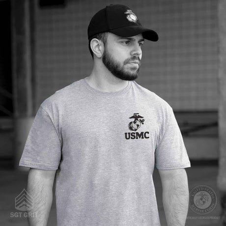 Marine Corps EGA T-Shirt Classic Style - SGT GRIT