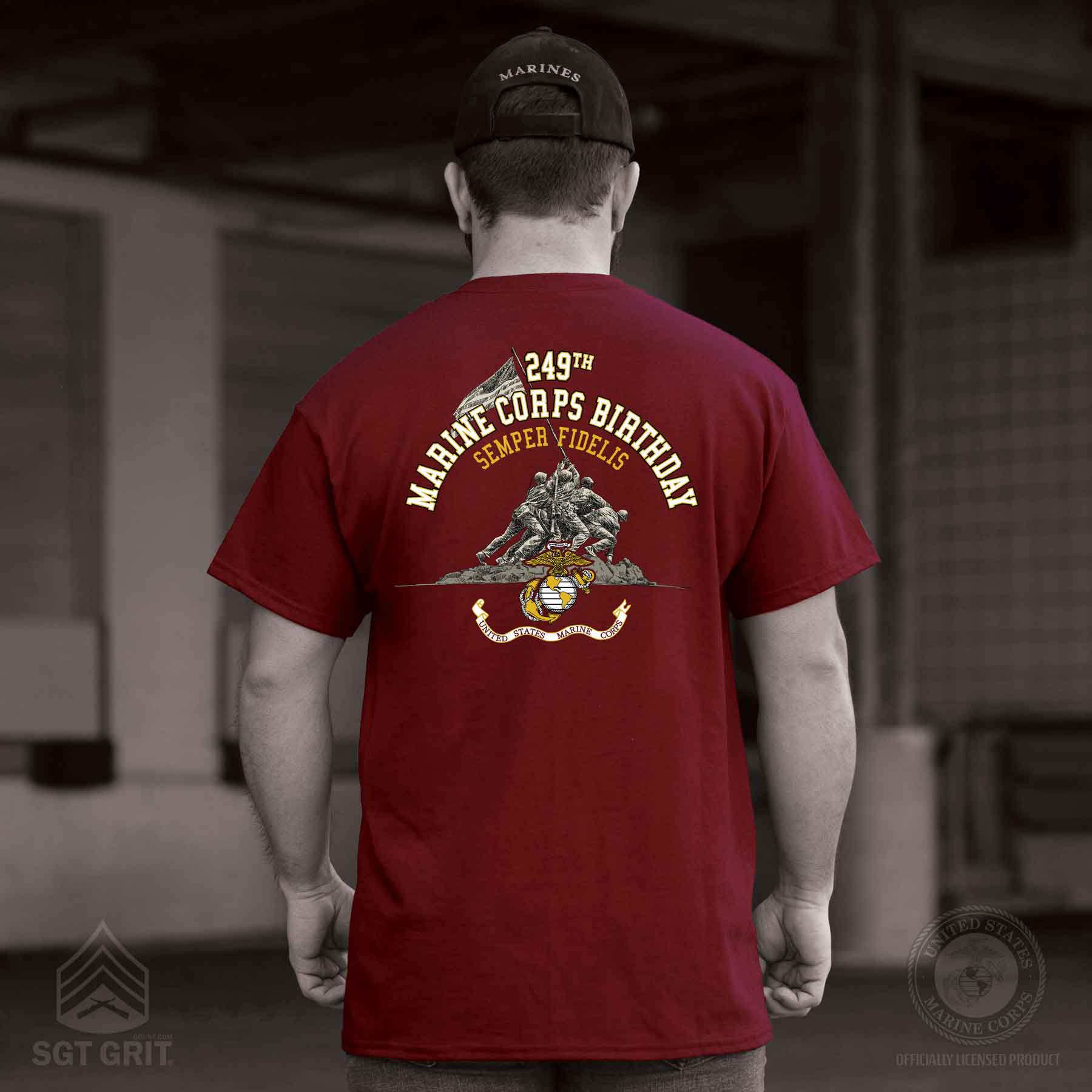 USMC 249th Birthday T-shirt - Authentic Marine Corps Apparel – SGT GRIT