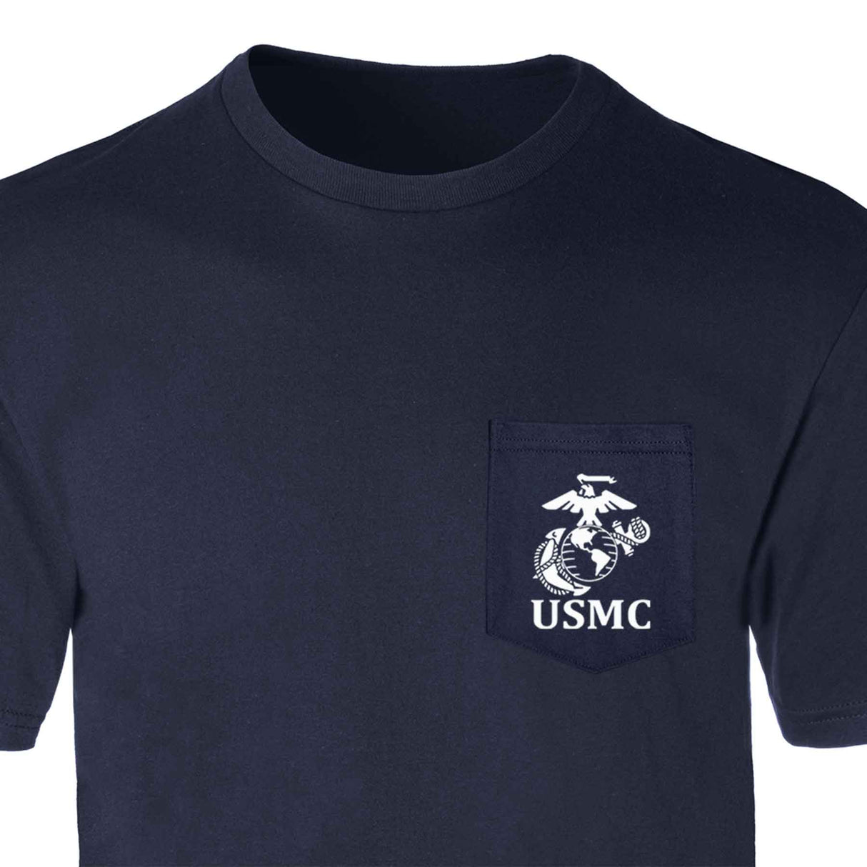 USMC Pocket T-Shirt with Marines EGA Emblem - SGT GRIT