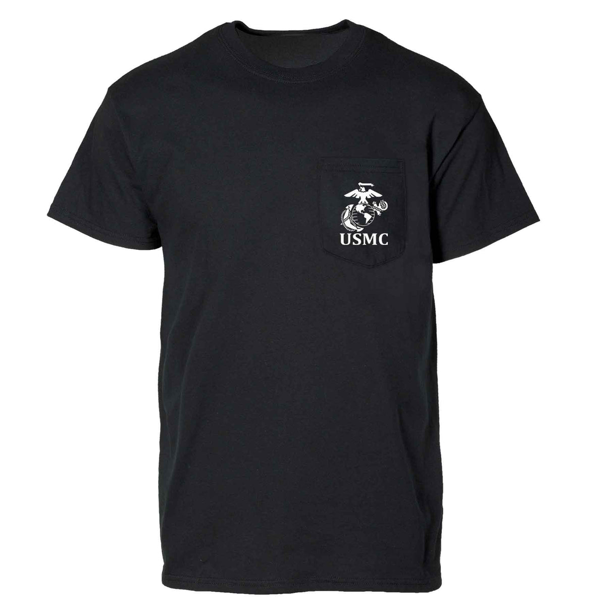 USMC Pocket T-Shirt with Marines EGA Emblem - SGT GRIT