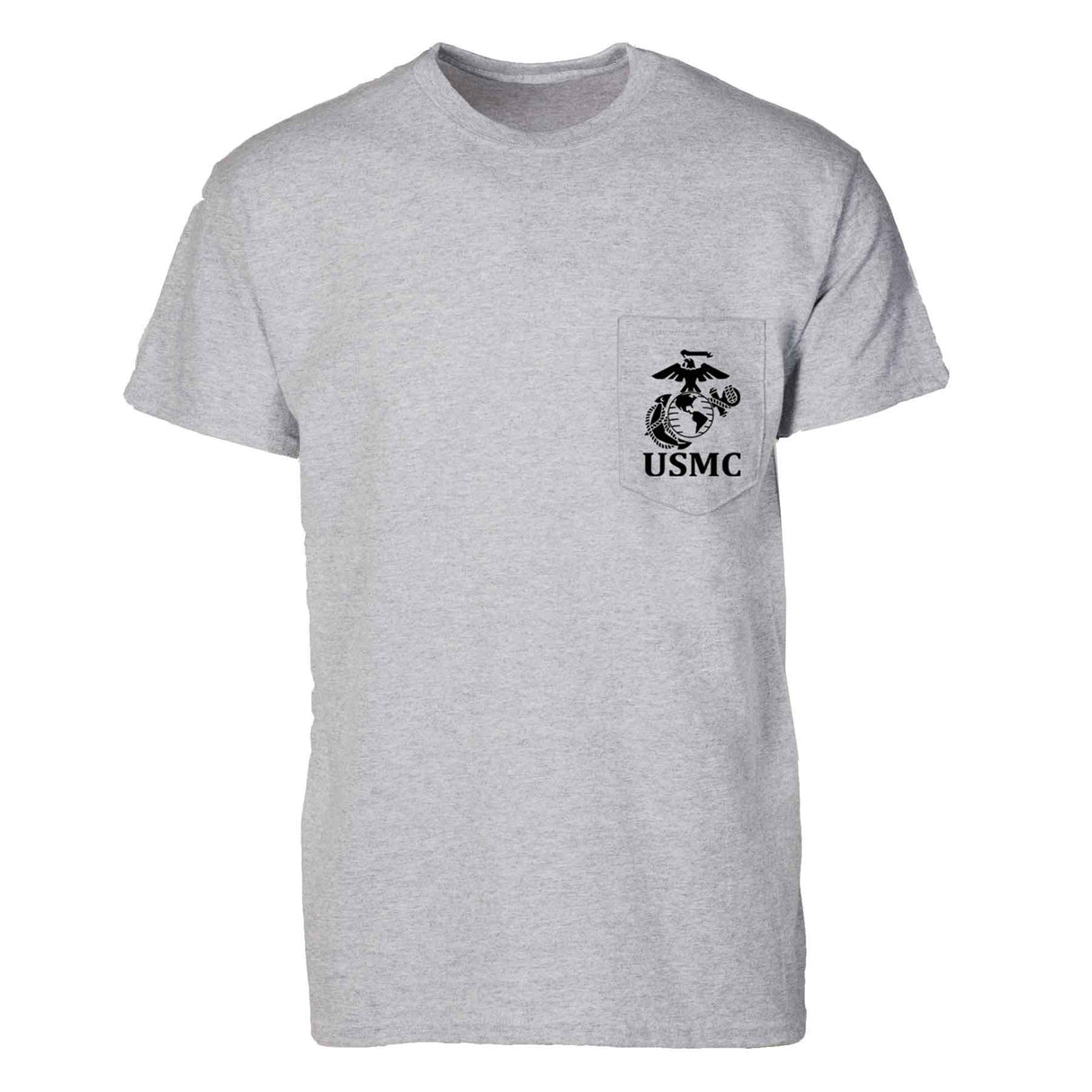 USMC Pocket T-Shirt with Marines EGA Emblem - SGT GRIT