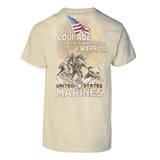 Marine Corps Warrior Graphic T-Shirt 100% Cotton - SGT GRIT