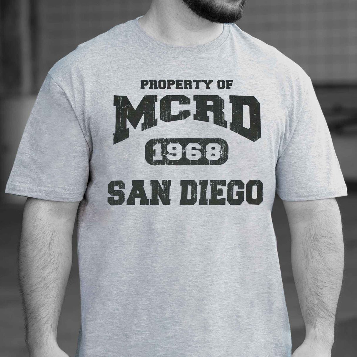 Personalized USMC Property of MCRD 1968 T-Shirt - SGT GRIT