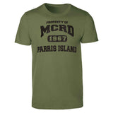 Personalized USMC Property of MCRD 1968 T-Shirt - SGT GRIT